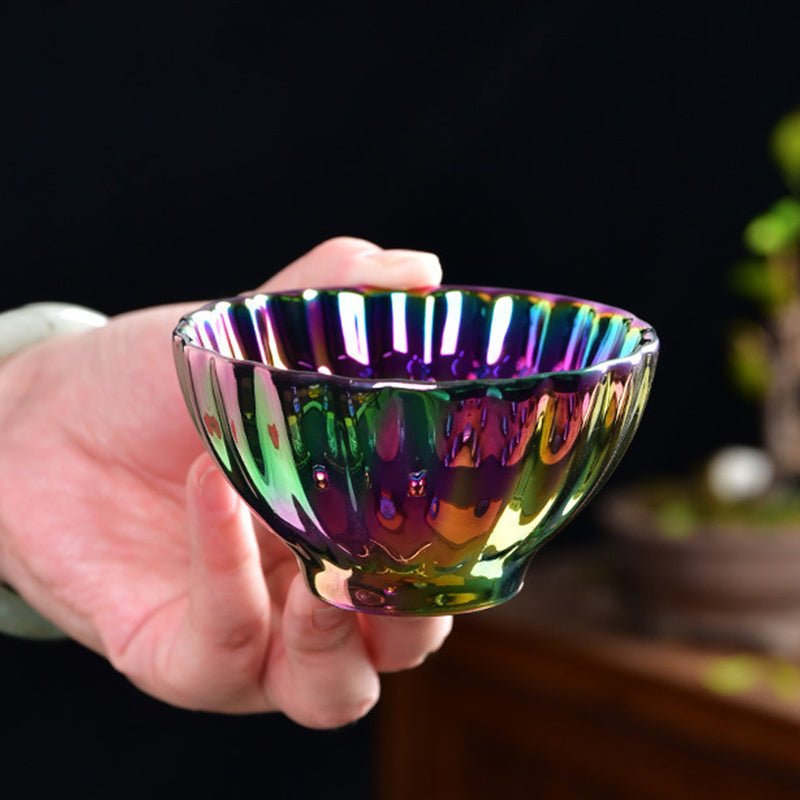 Tasse à thé Jian Zhan authentique Lotus Peacock 120 ml