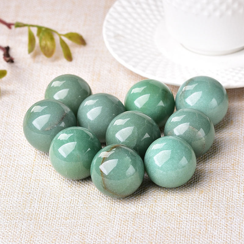 Boule de cristal d'aventurine - Fortune et harmonie