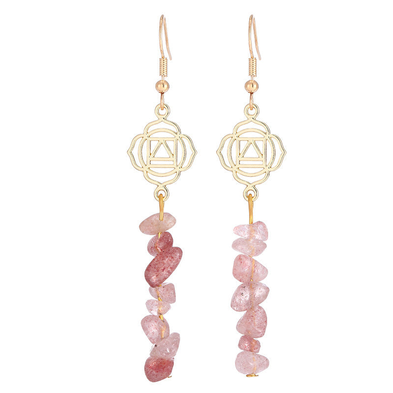 Zen Cairn Citrine Confidence Earrings for Healing