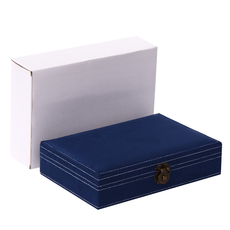 Flannel Jewelry Box Organizer with Lock | Spiritual Storage
