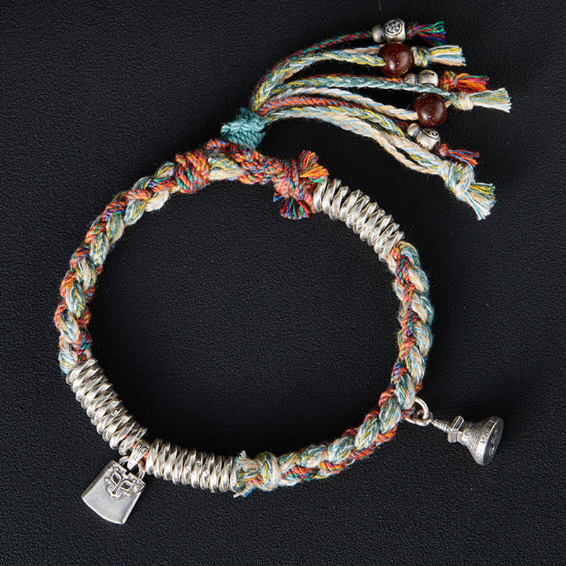 Multiple Strands 925 Sterling Silver Protection Bracelet