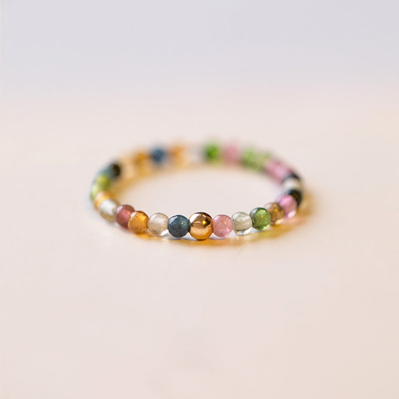 Tourmaline Spiritual Ring | 14k Gold-Plated Positive Love