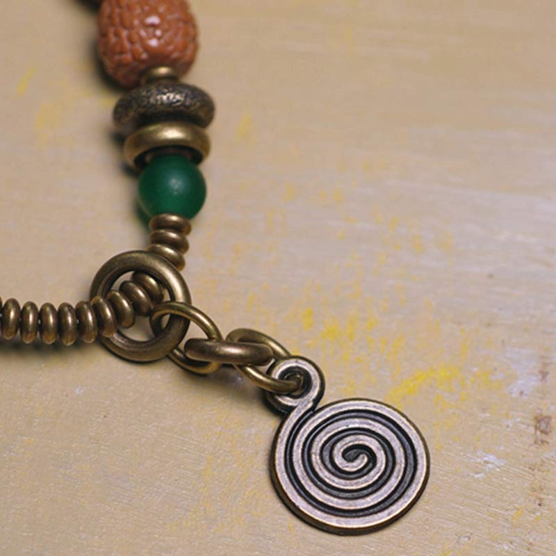 108 Bodhi Seed Mala Bracelet for Luck & Protection Unisex