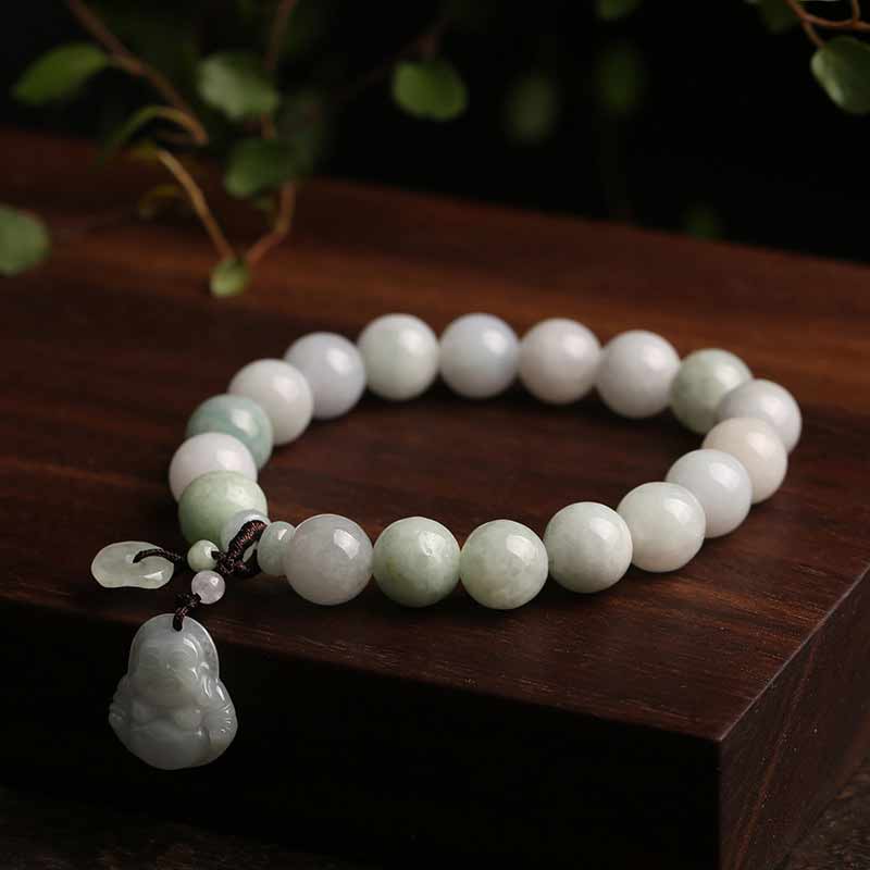 Jade Pixiu 10mm Success Bracelet for Prosperity & Wealth