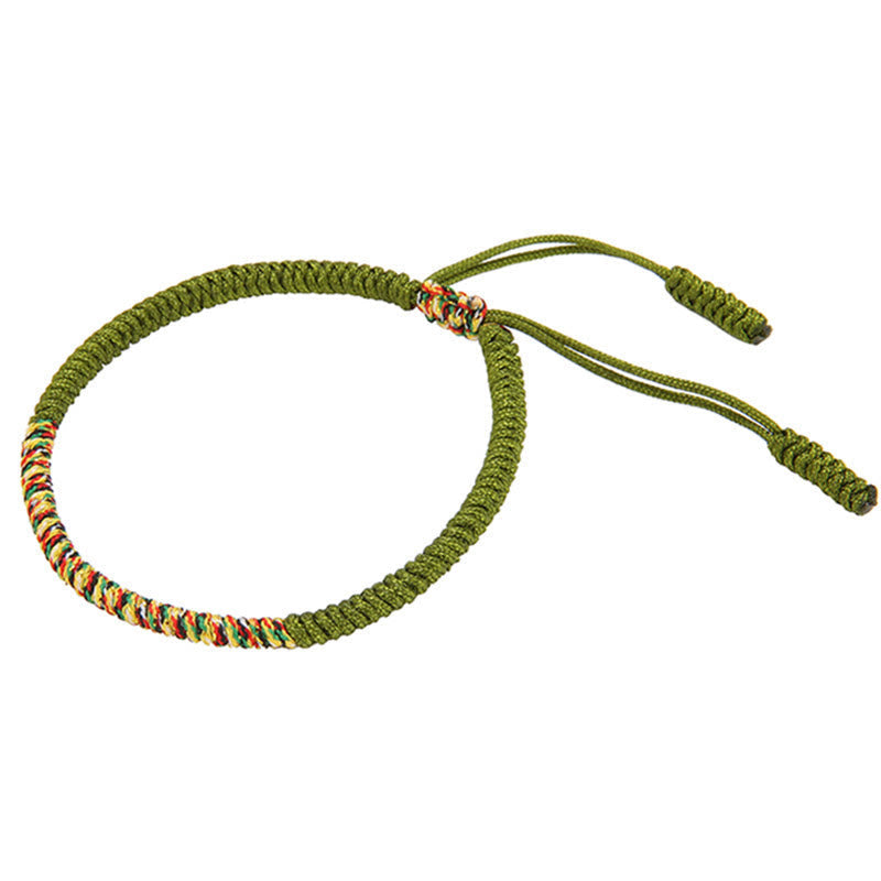 Multicolor Tibetan King Kong Knot Red String Bracelet