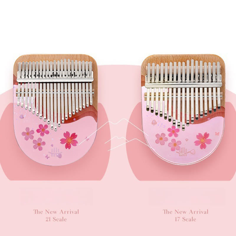 Piano à pouce Kalimba en bois de hêtre à 17 touches pour la méditation