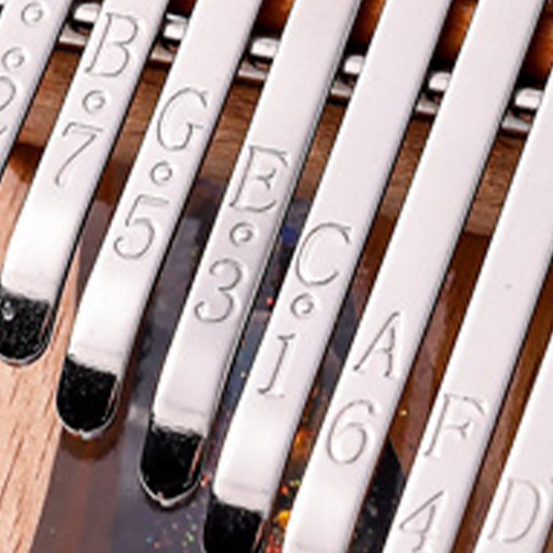 Piano à pouce Kalimba en bois de hêtre à 17 touches