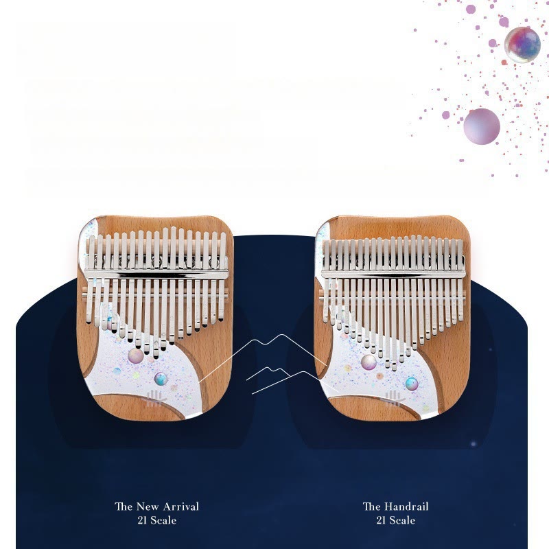 Piano à pouce Kalimba en bois de hêtre à 17 touches
