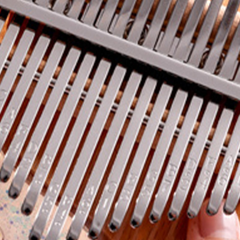 Piano à pouce Kalimba en bois de hêtre à 17 touches
