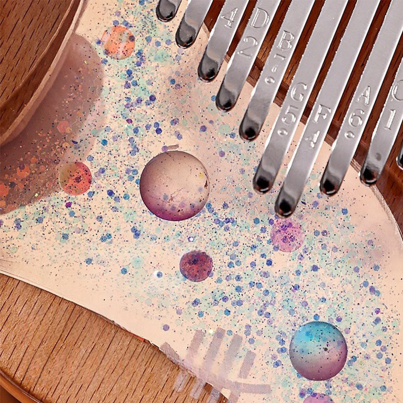 Piano à pouce Kalimba en bois de hêtre à 17 touches