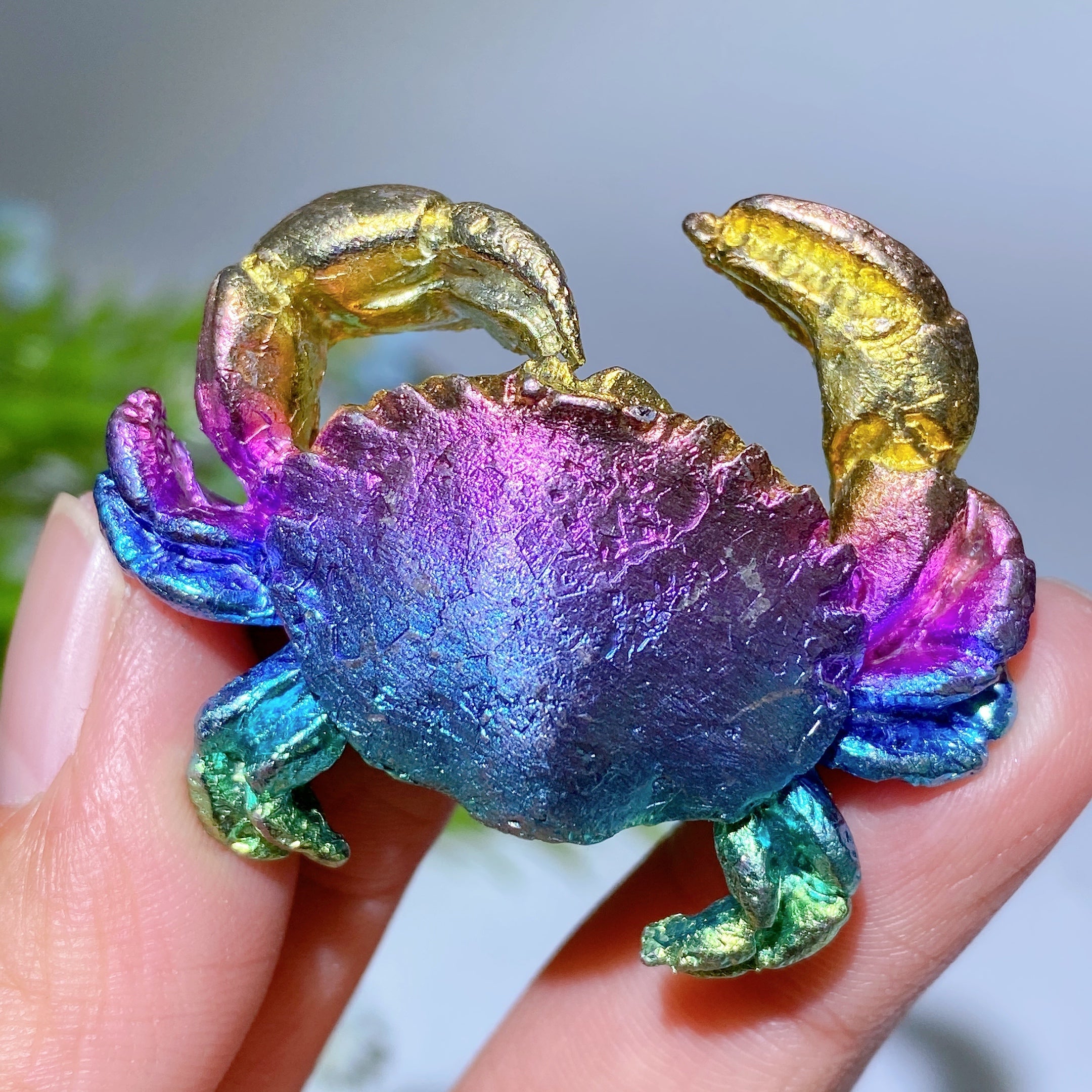 Bismuth Crystal Figurines 1.8-2.2 Inch Healing Carvings