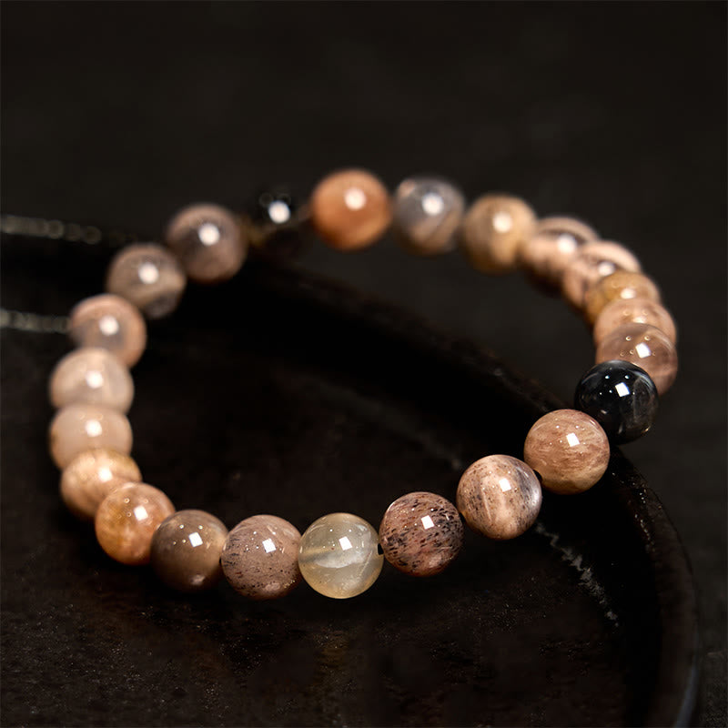 Bracelet Intuition Pierre de Lune Noire