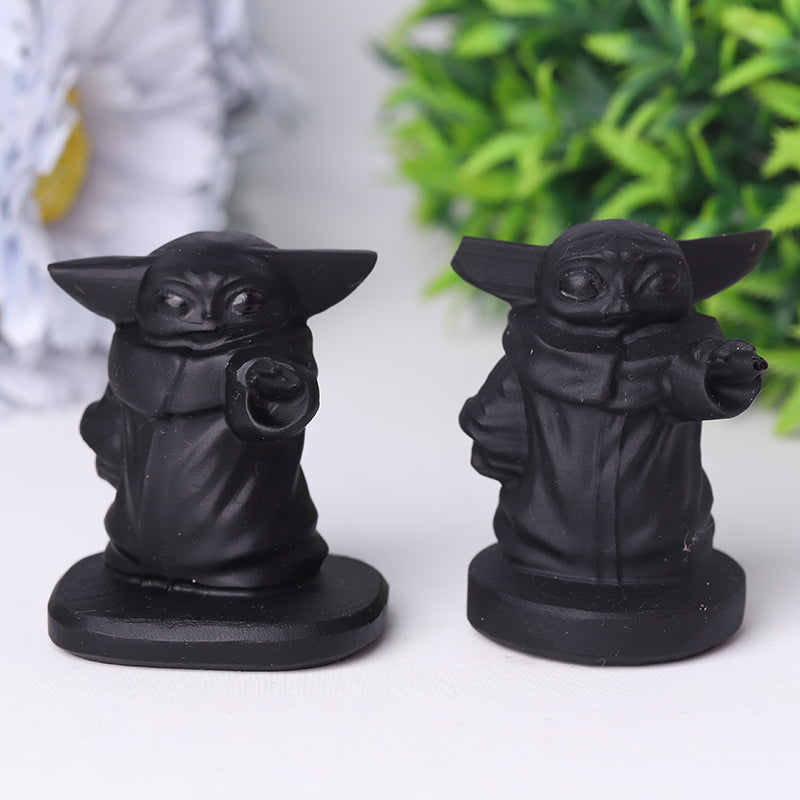 Black Obsidian 1.5in Crystal Figurine Carving