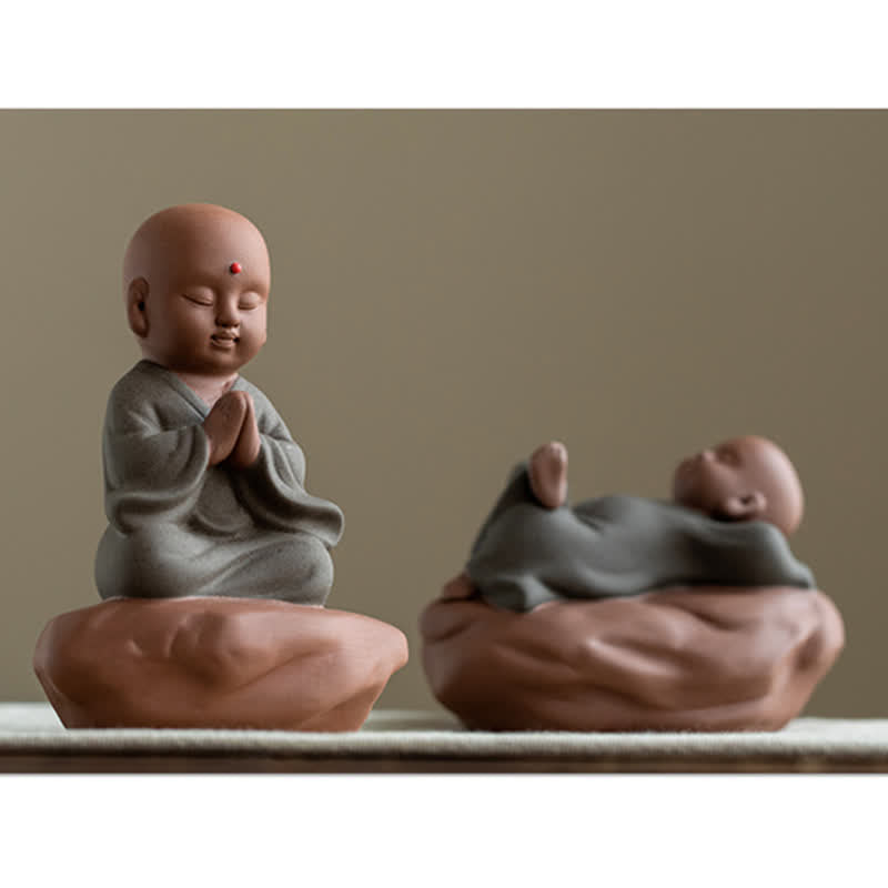 Fleur de Bouddha en bois de pêcher noir, décoration zen, 5,4 cm, calme et guérison