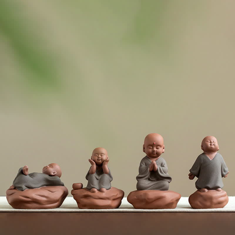 Fleur de Bouddha en bois de pêcher noir, décoration zen, 5,4 cm, calme et guérison