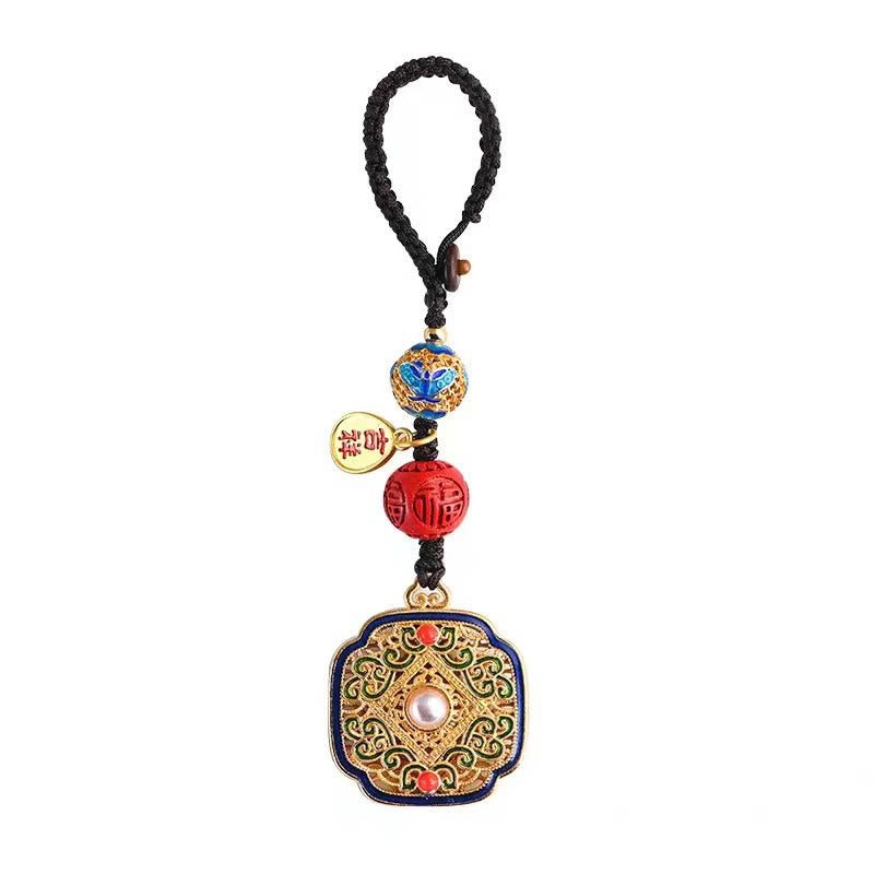 Porte-clés porte-bonheur Ruyi Fu | Bijou spirituel