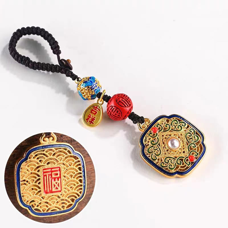 Porte-clés porte-bonheur Ruyi Fu | Bijou spirituel