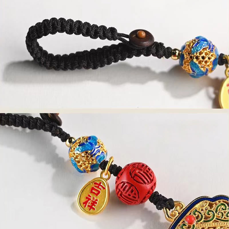 Porte-clés porte-bonheur Ruyi Fu | Bijou spirituel