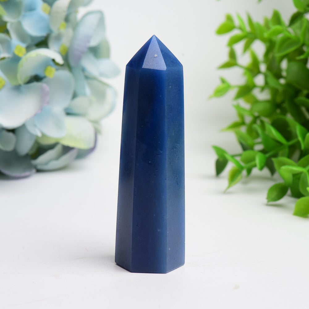 Blue Aventurine Crystal Point 2.5-4.0 inches Healing Crystal