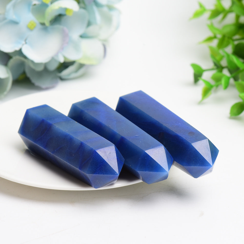 Blue Aventurine Crystal Point 2.5-4.0 inches Healing Crystal