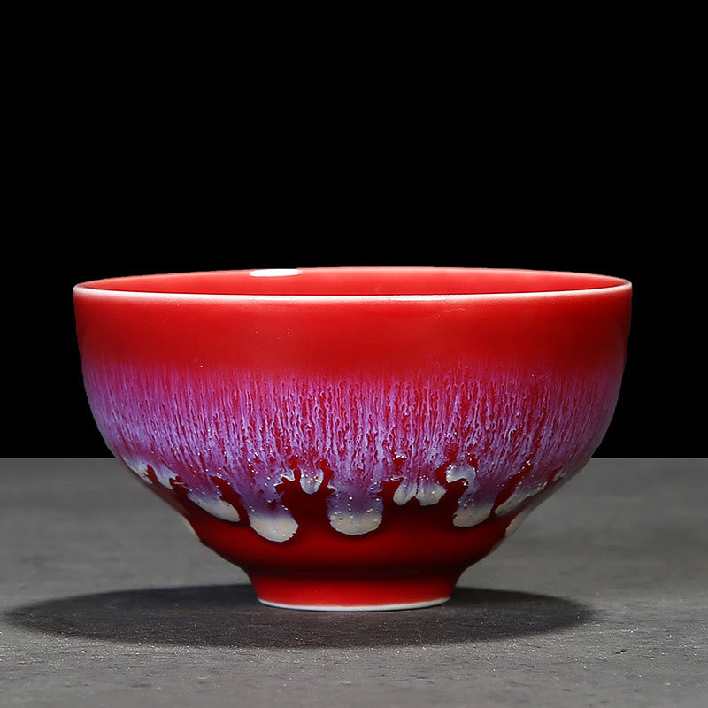 Tasse à thé en céramique bleue Jianzhan 160 ml Décor zen