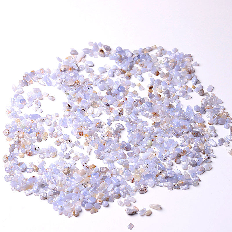 Blue Lace Agate 5-9mm Tumbled Stones for Healing