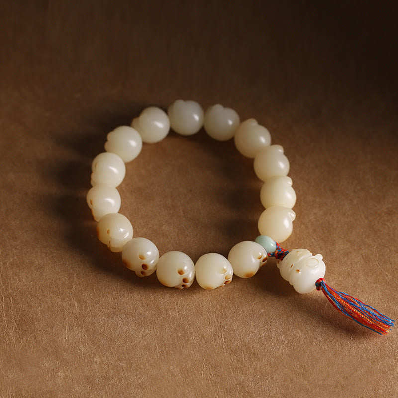 Bracelet spirituel porte-bonheur en forme de patte de chat Bodhi Seed