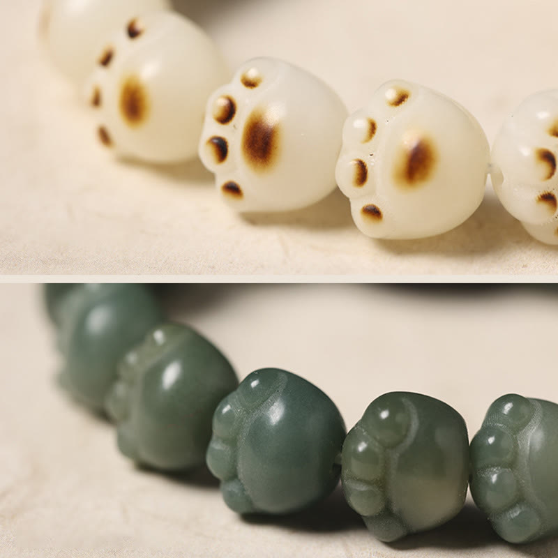 Bracelet de sagesse en bois d'ébène Bodhi Seed 14-15 cm unisexe