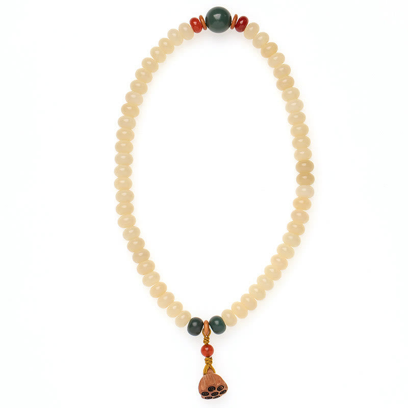 Bracelet Bodhi Graine de Lotus Double Tour pour la Paix et la Sagesse