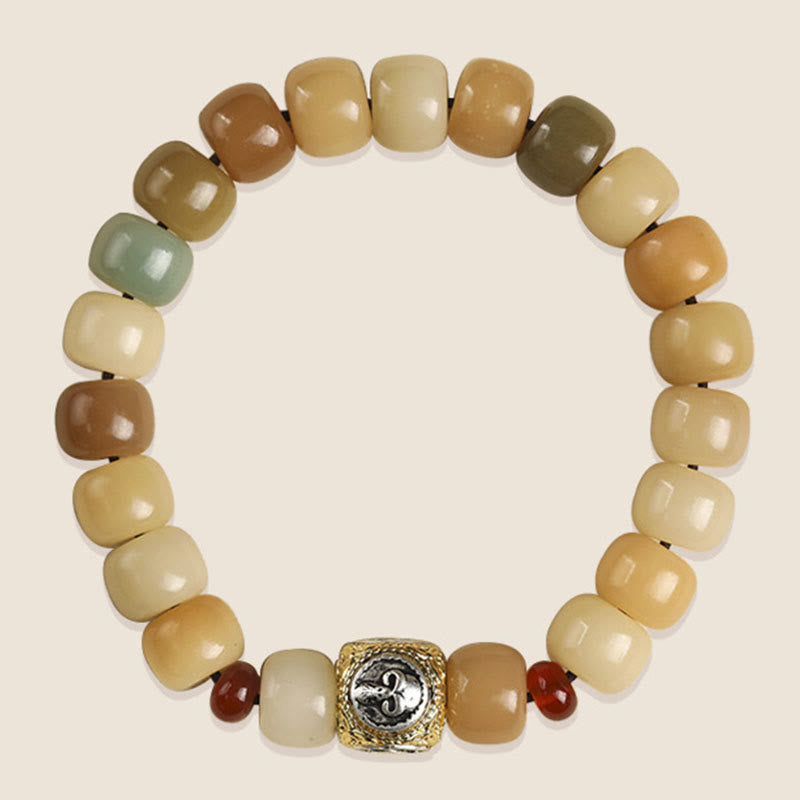 Bracelet de sagesse spirituelle Bodhi Seed Om Mani Padme Hum