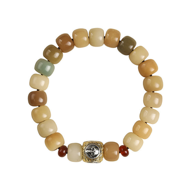 Bracelet de sagesse spirituelle Bodhi Seed Om Mani Padme Hum