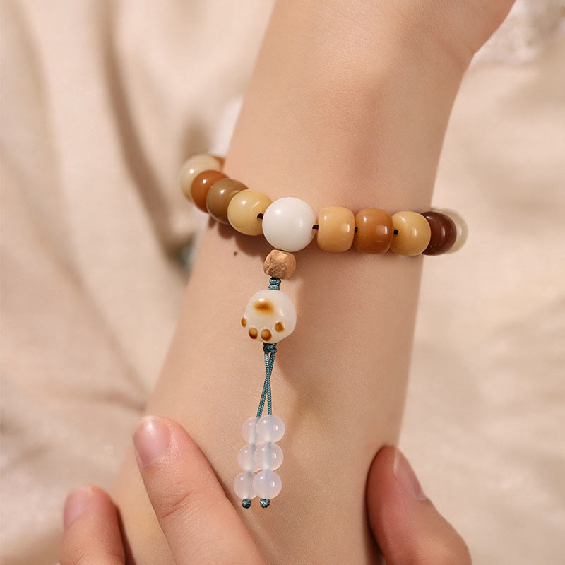 Bracelet de sagesse spirituelle Bodhi Seed Om Mani Padme Hum
