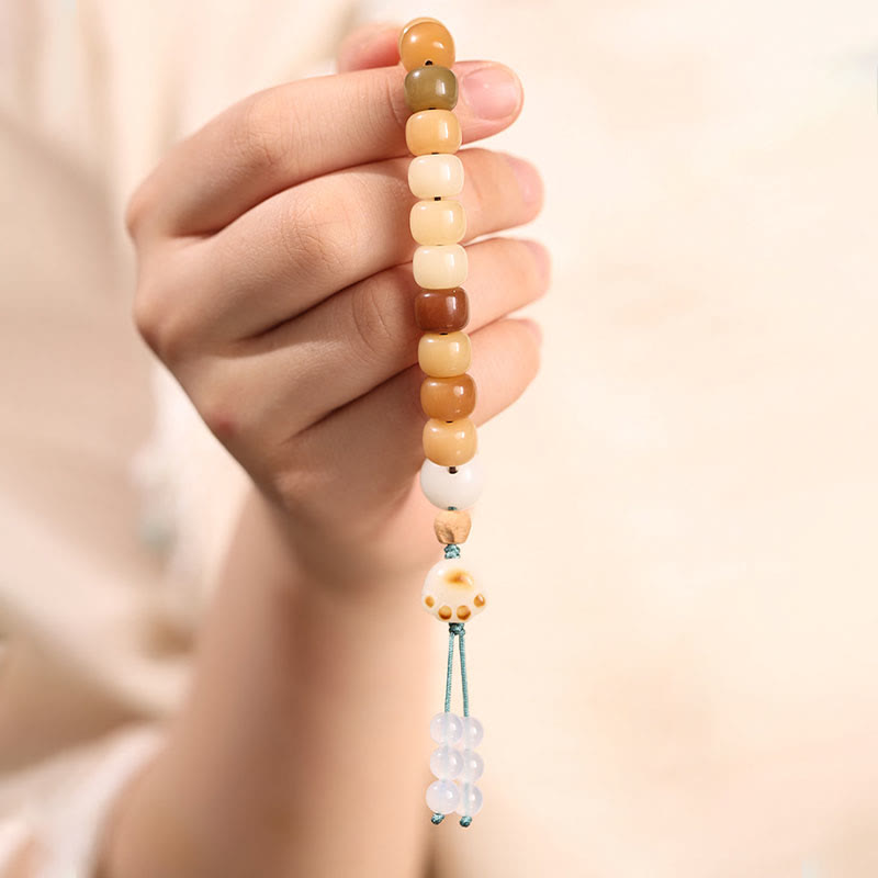 Bracelet de sagesse spirituelle Bodhi Seed Om Mani Padme Hum