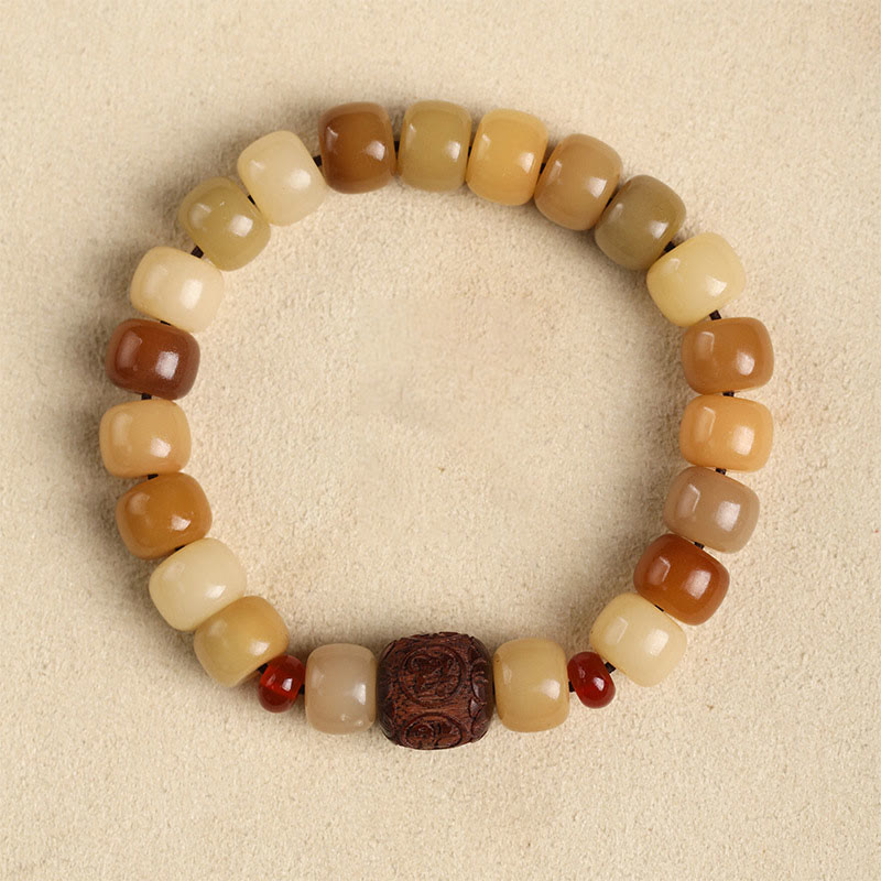 Bracelet de sagesse spirituelle Bodhi Seed Om Mani Padme Hum