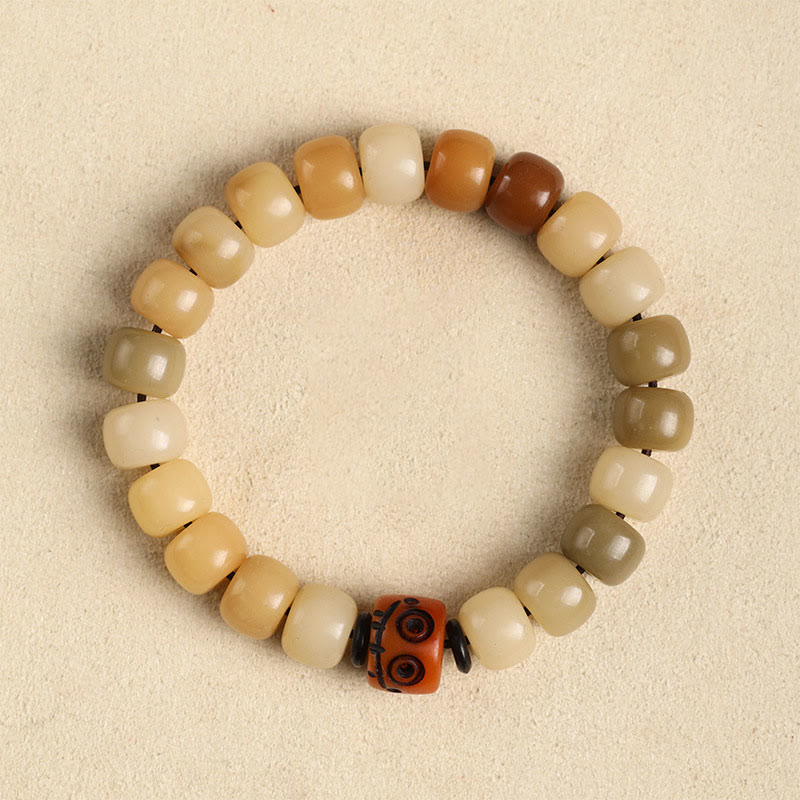 Bracelet de sagesse spirituelle Bodhi Seed Om Mani Padme Hum