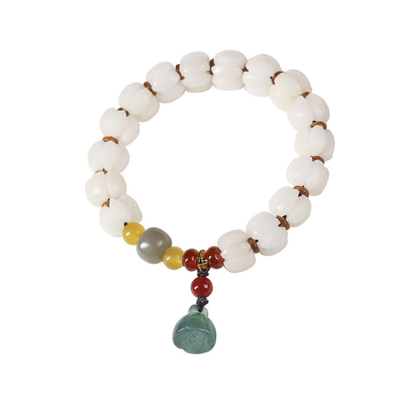 Bracelet d'harmonie Lotus en agate rouge Bodhi Seed