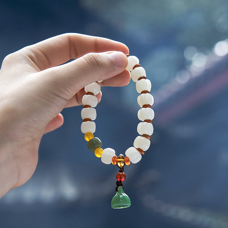 Bracelet d'harmonie Lotus en agate rouge Bodhi Seed