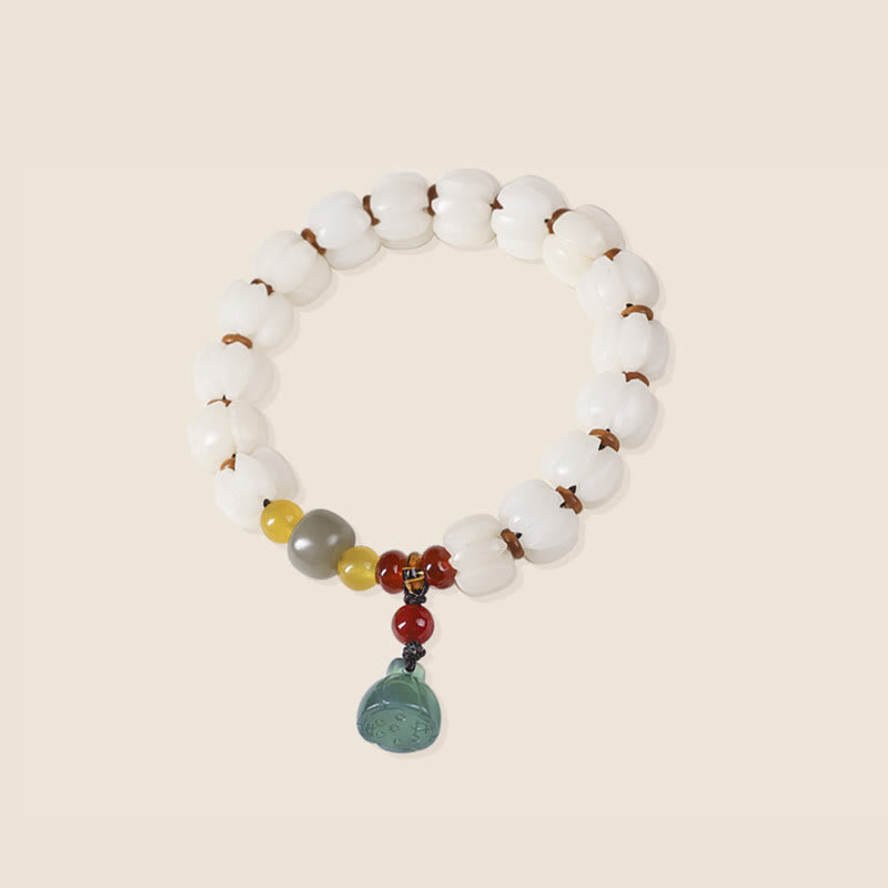 Bracelet d'harmonie Lotus en agate rouge Bodhi Seed