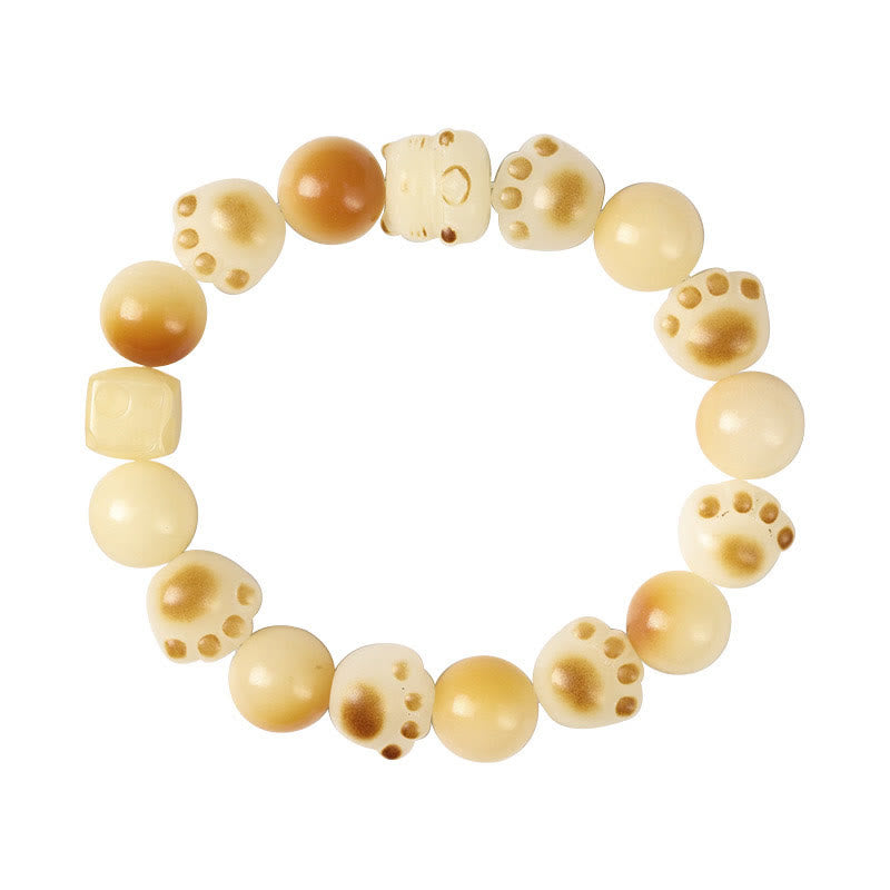 Bracelet de paix pour chat en bois de santal Bodhi Seed 14-17 cm unisexe