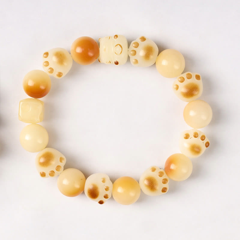 Bracelet de paix pour chat en bois de santal Bodhi Seed 14-17 cm unisexe