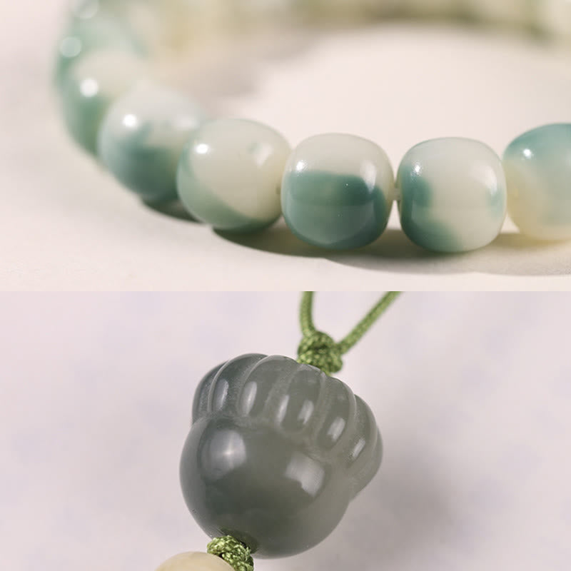 Bracelet spirituel Bodhi Seed avec protection du renard à neuf queues