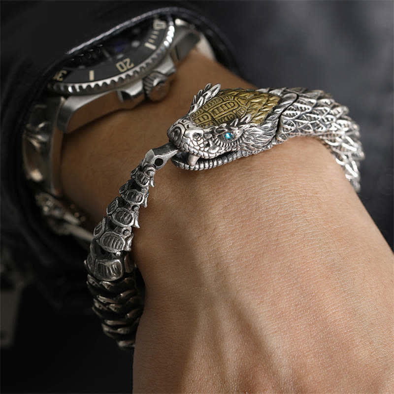 Copper Dragon Bracelet 18-24cm | Protection Amulet Chain