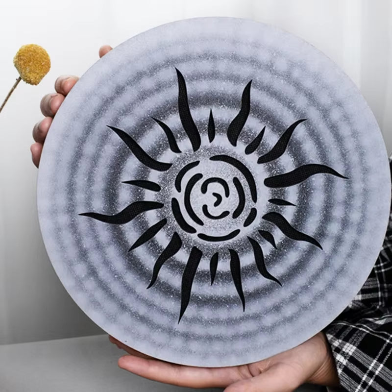 18CM Rainmaker Shaker Onomatopoeic Stream Drum Sound Healing Therapy Orff Instruments Meditation Yoga Rainmaker Shakers