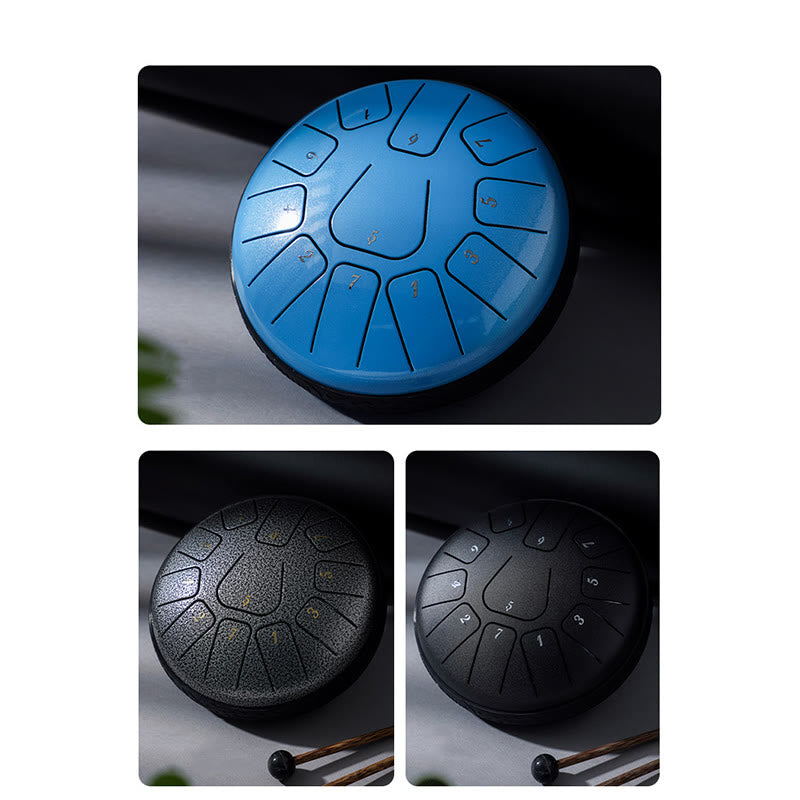 Kit de méditation Lotus de 6 pouces à 11 notes en acier