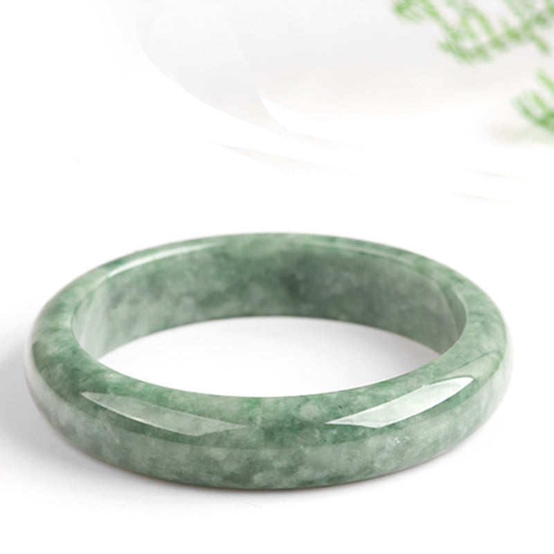 Natural Jade Luck Wealth Bangle Bracelet 58mm