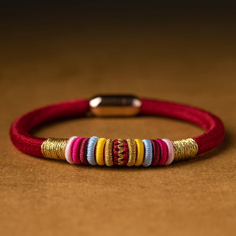 King Kong Knot Red String Protection Bracelet Magnetic Buckle