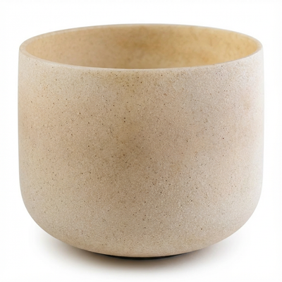 Bol chantant en cristal de fusion de pierres précieuses topazes E Note Tea 