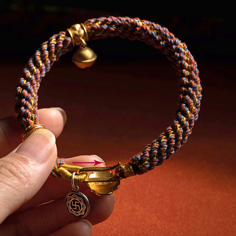 Bracelet porte-bonheur en argent sterling avec cordon rouge et signe du zodiaque chinois