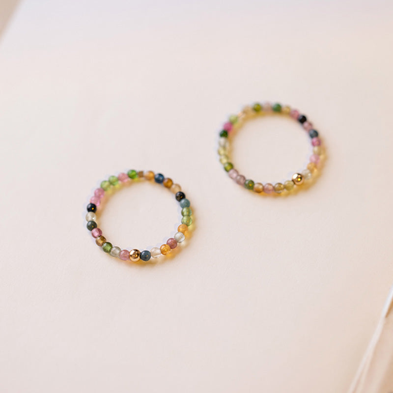 Tourmaline Spiritual Ring | 14k Gold-Plated Positive Love