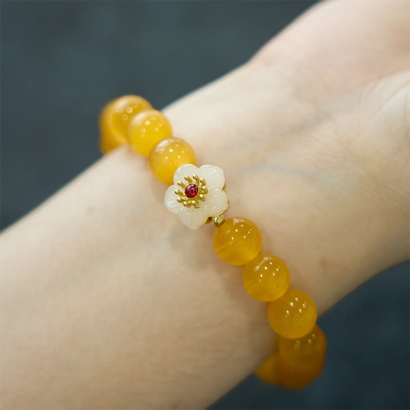 Bracelet d'amour en chrysobéryl œil de chat | Sons de guérison